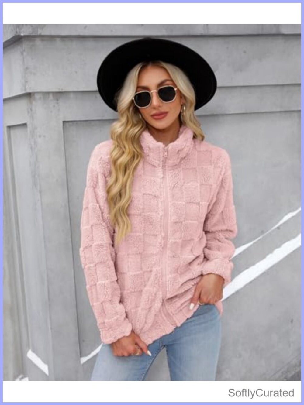 Women's Fleece Full Zip Soft Warm Fall Winter Bed Jacket - Picture 4 of 6
